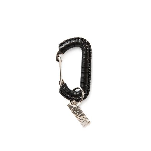 LEATHER CARABINER (BLACK)
