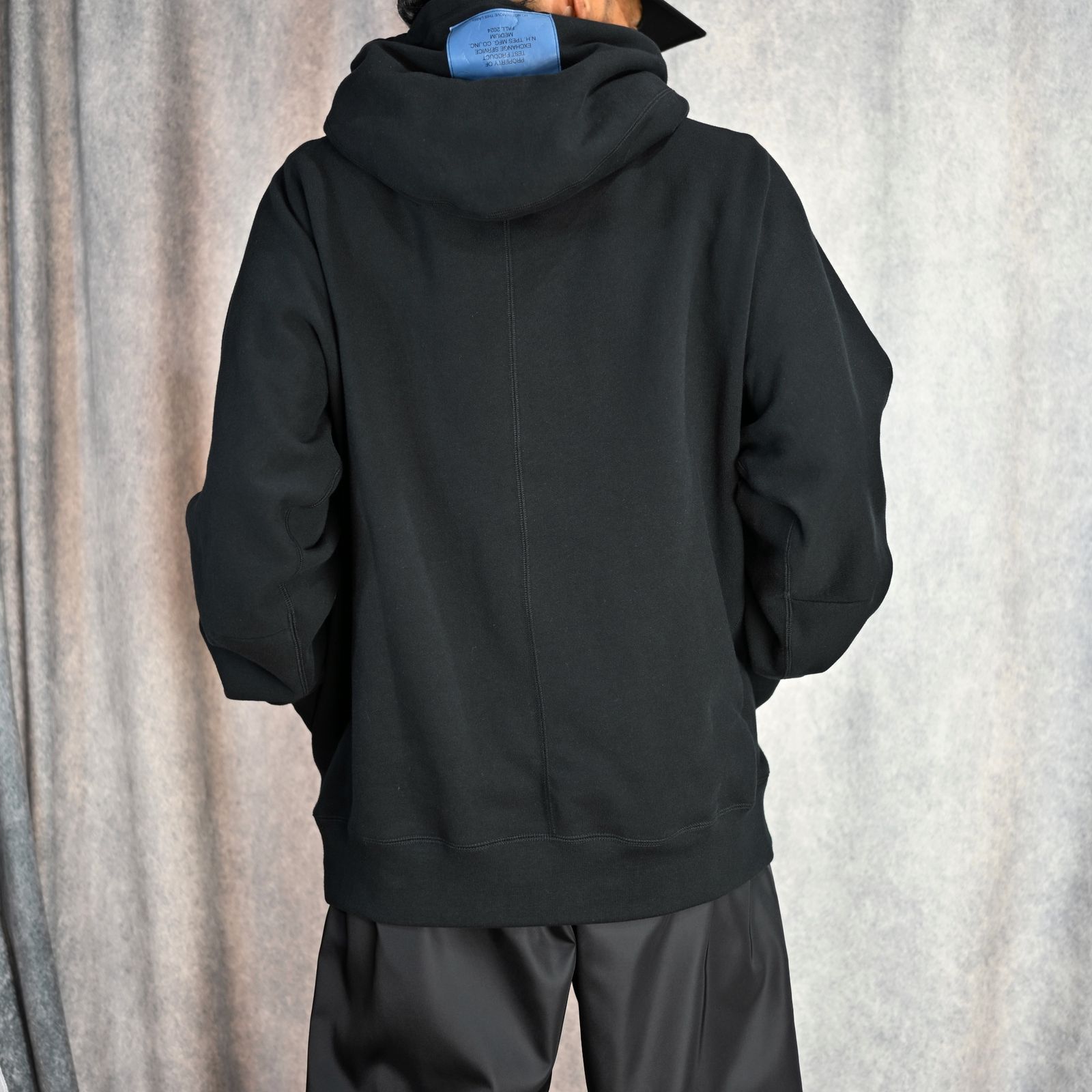 EXCHANGE POCKET HOODIE (BLACK) - フーディー パーカー （ブラック） / 9242-CS01-009