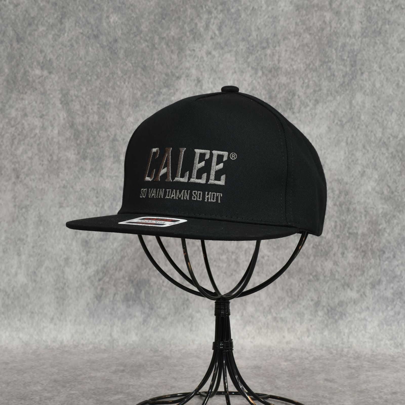 CALEE NATIONAL LOGO SOUVENIR CAP (BLACK/CHARCOAL)｜ベースボール キャップ｜CL-25EA001EX