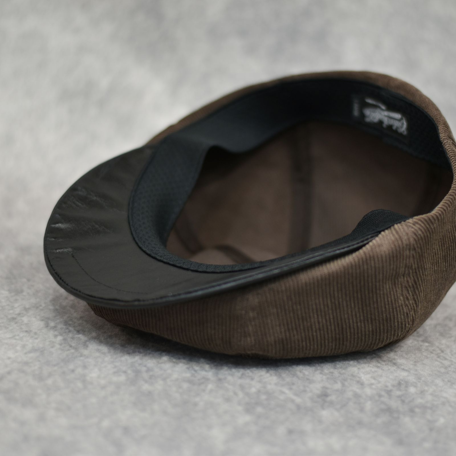 CAL NT LOGO CORDUROY TWO TONE CAS (BROWN)｜コーデュロイ キャスケット｜CL-25AW043