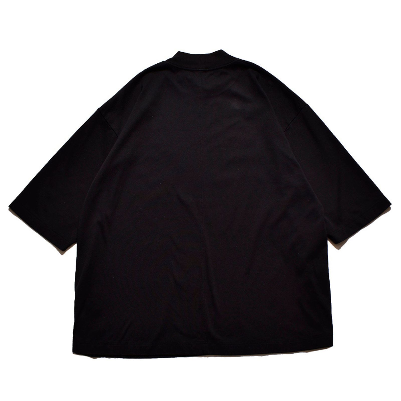 Smooth Mockneck T-SH （BLK） / モックネック Tシャツ （ブラック）