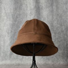 Bowler Bucket Hat "BADBOY" (BROWN) / ボーラータイプ バケットハット