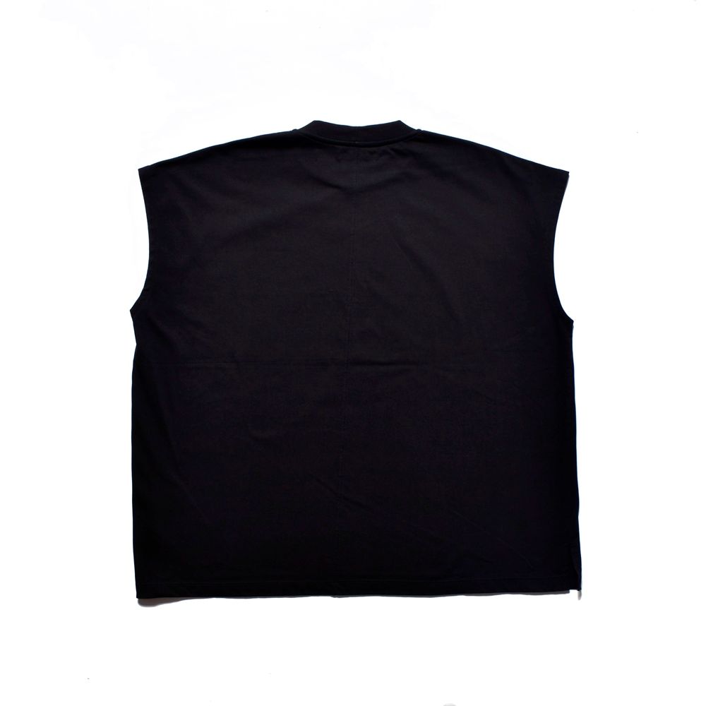 Big Nosleeve T-SH （BLACK） / ビック ノースリーブ Tシャツ （ブラック） 2505-4006