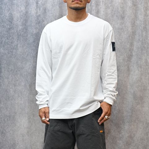 EXCHANGE SERVICE LONG SLEEVE （WHITE） /  ロングスリーブ Tシャツ （ホワイト） 9252-CS82