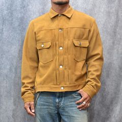 Sheep Suede Trucker JKT （CML） / シープスエード トラッカージャケット  （キャメル）｜2509-8003