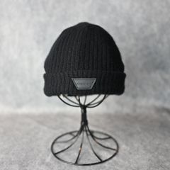 CASHMER KNIT BEANIE (BLACK) / カシミア ニットキャップ ビーニー （ブラック）