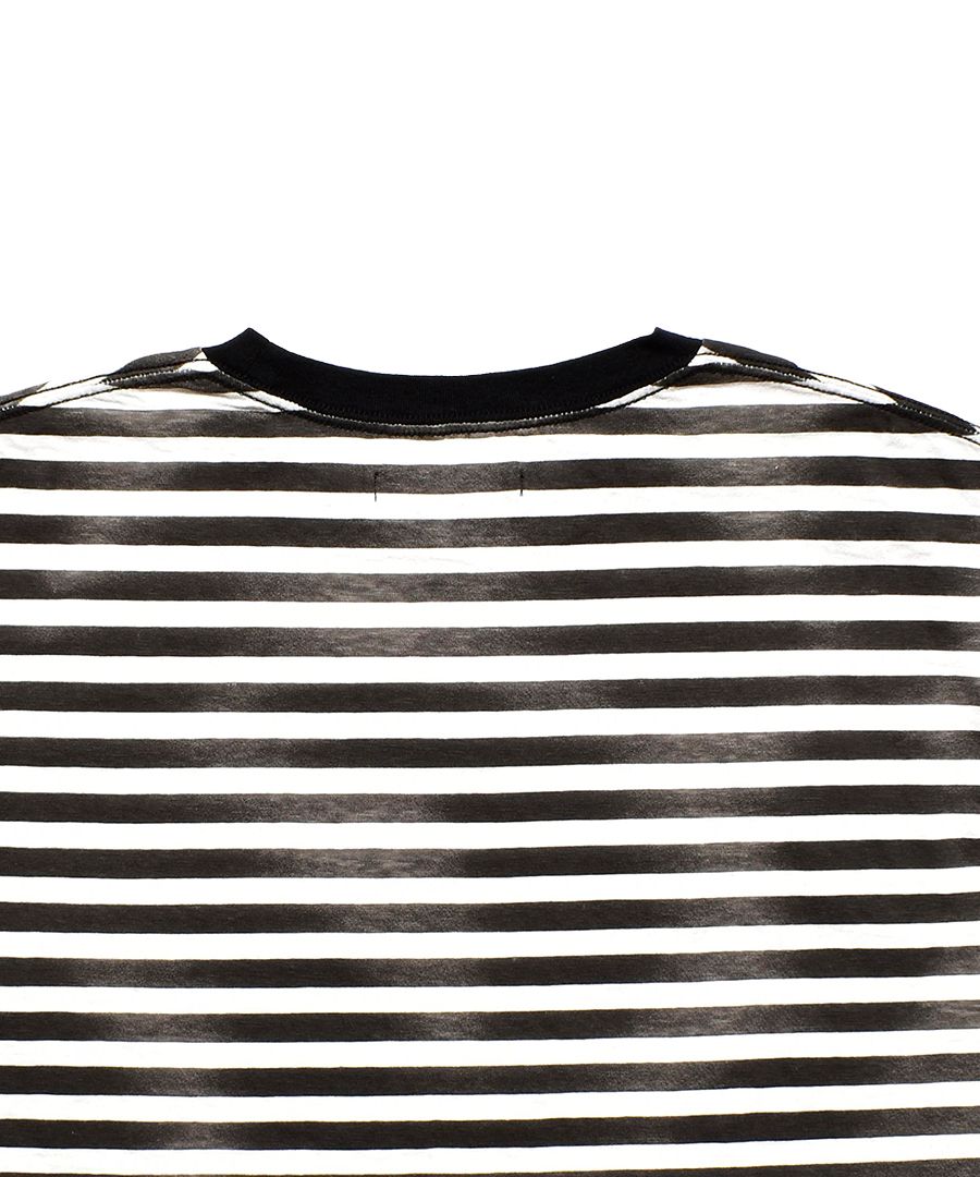 Hazy Border L/S T-SH （WPT） ロングスリーブ ボーダーT