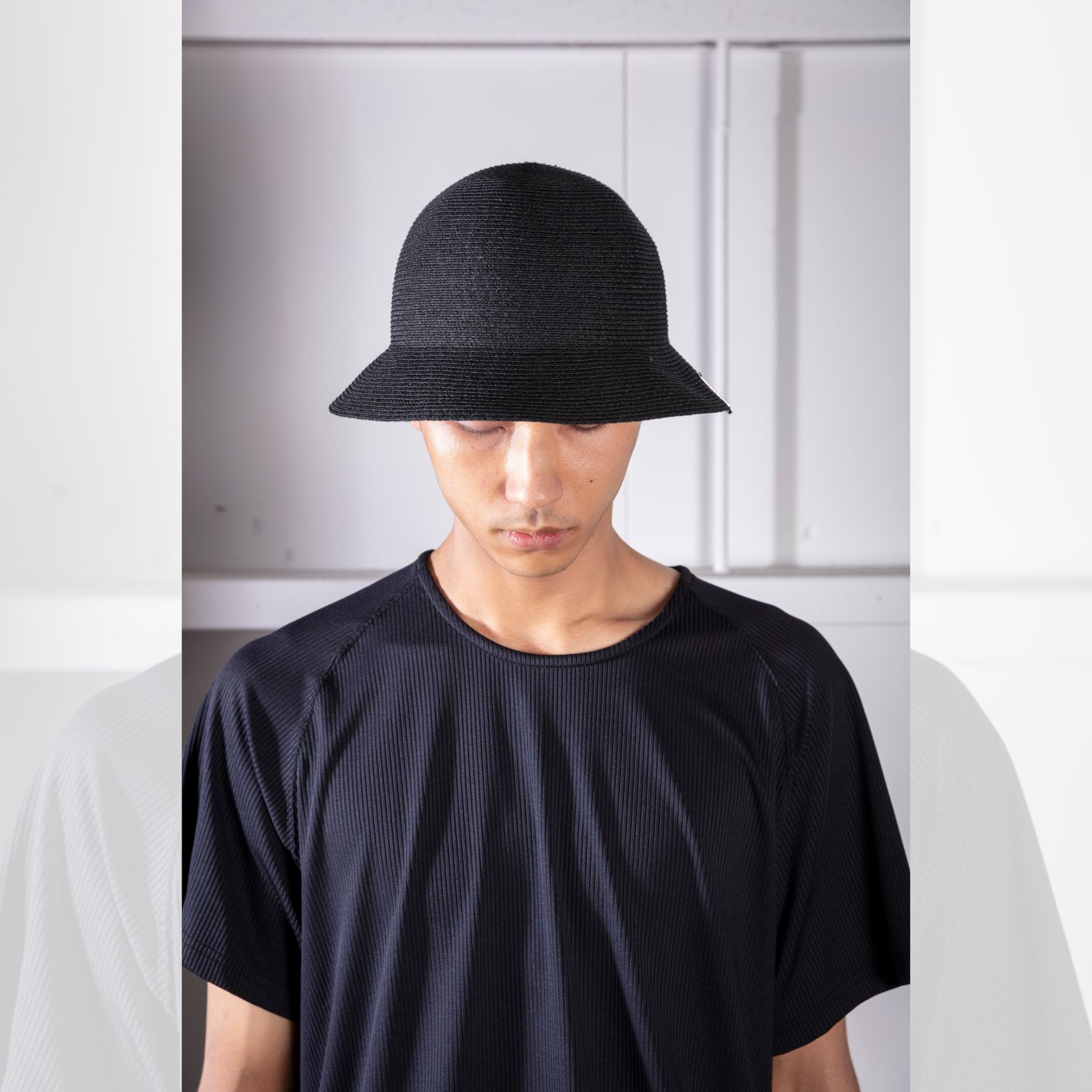 raffia bermuda (BLACK) / ラフィア バミューダハット