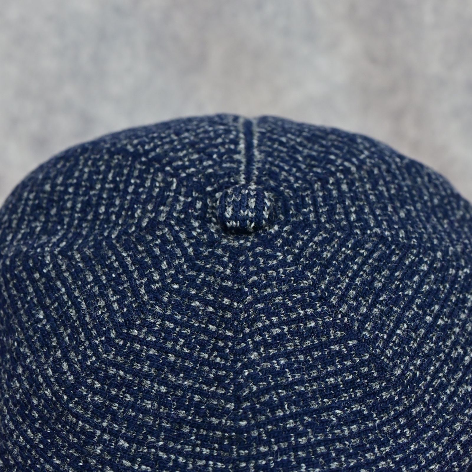 TWEED KNIT CASQUETTE （BLUE）｜ツイード ニット キャスケット （ブルー） PC-031-3650-40