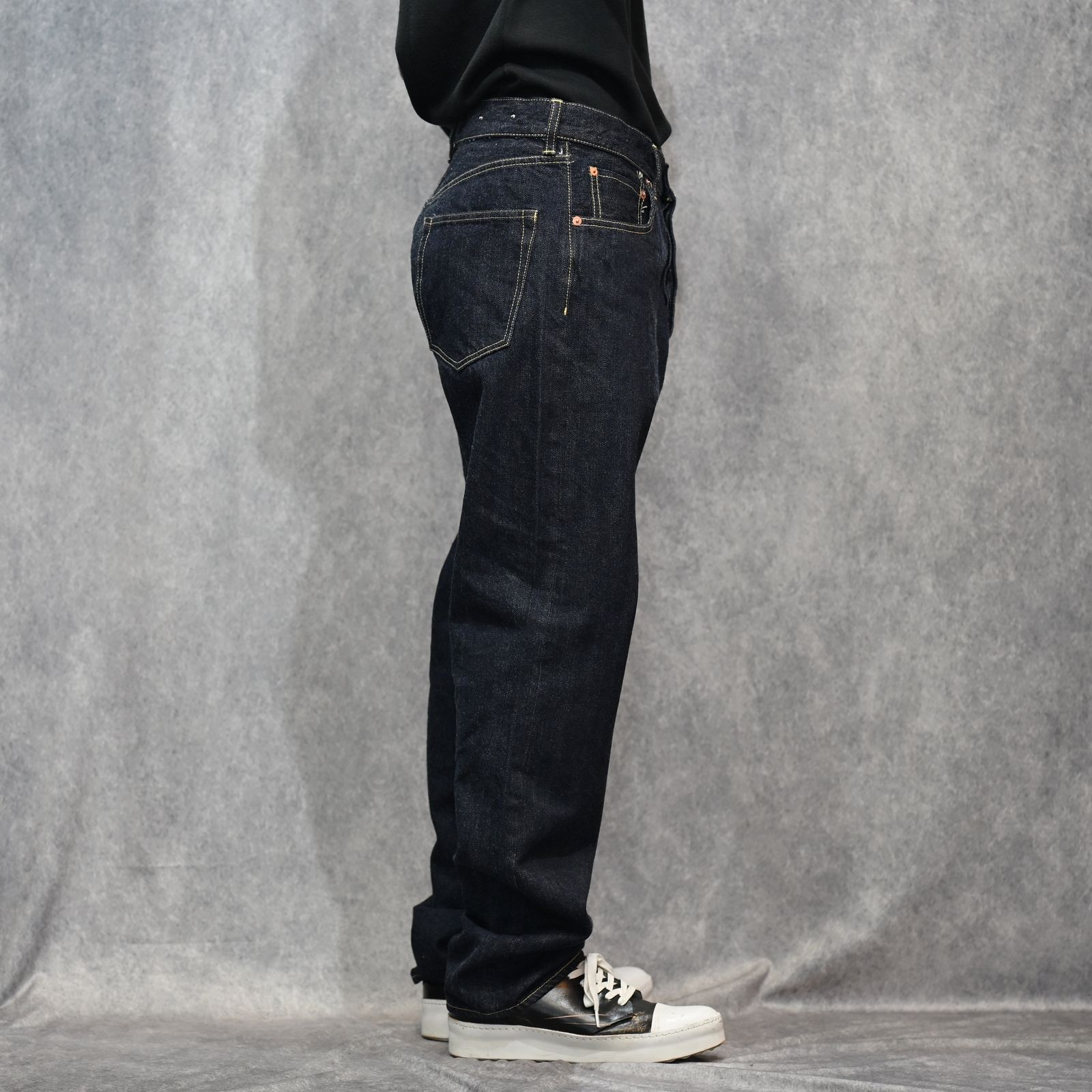 L.Straight 5pocket Pants （OWS） / ルーズ ストレートデニムパンツ （インディゴ） / 2508-1002