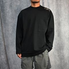 POKET LONG SLEEVE T-SHIRT （BLACK） / ロングスリーブ ポケットTシャツ （ブラック）