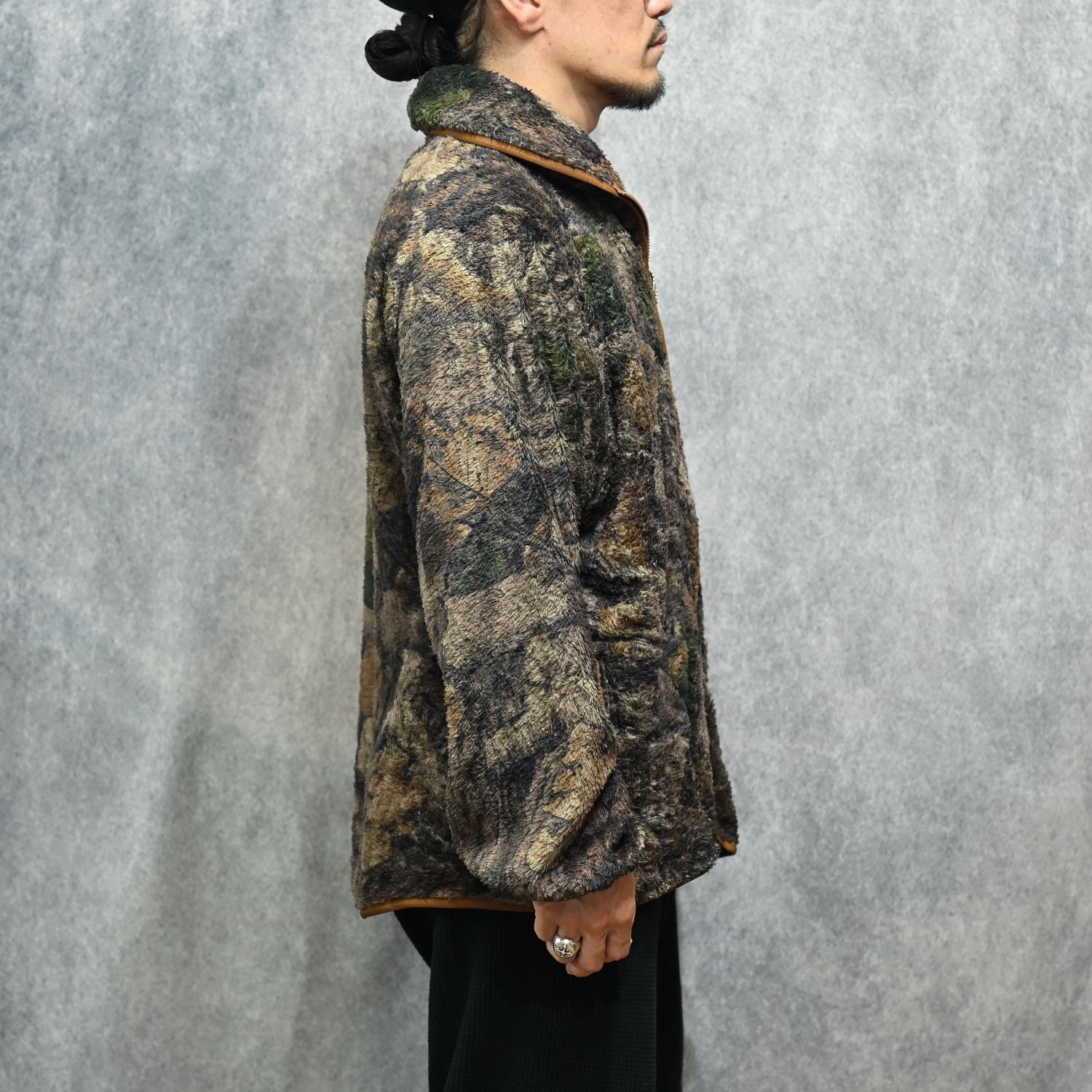 Camo Fleece Jaket （CAMO / カモフラージュ） フリースブルゾン｜SAN-A-022L