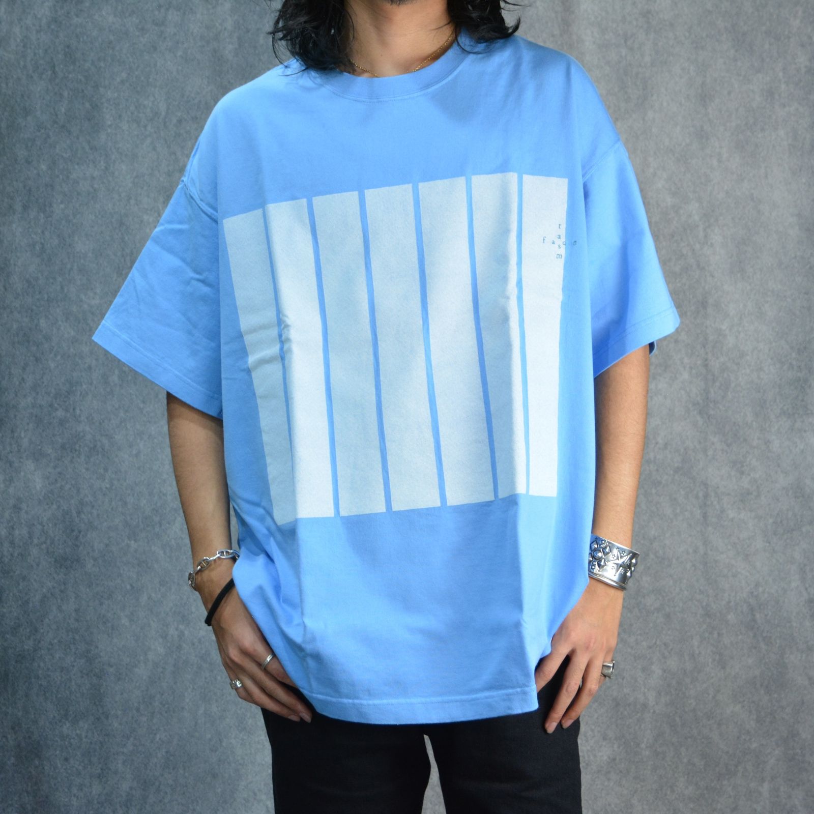 7 BARS TEE （LIGHT BLUE） / ブラック・フラッグ Tシャツ （ライトブルー）