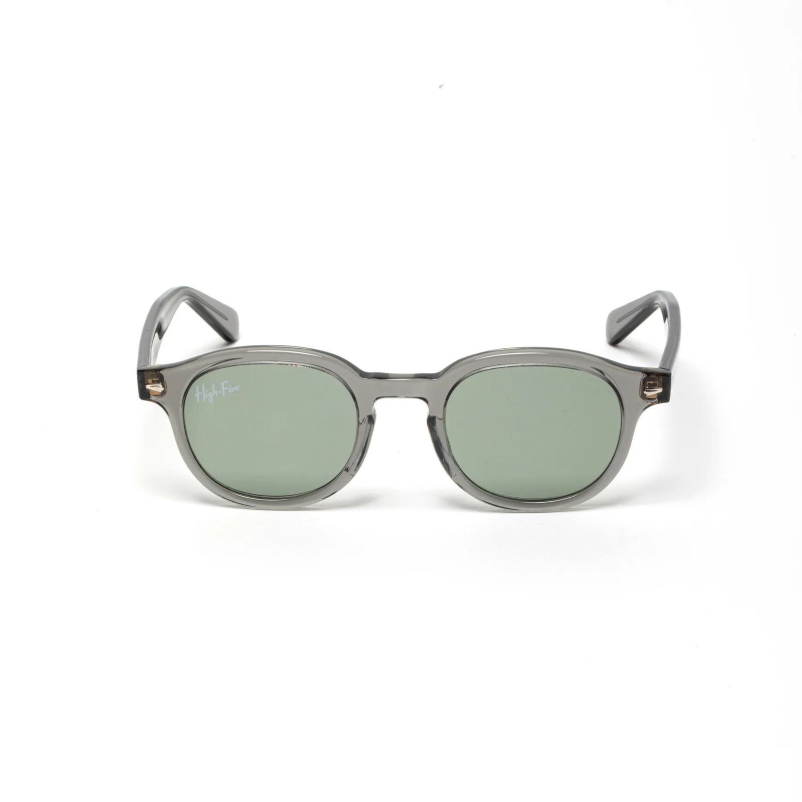 × HIGH FIVE FACTORY B/W TYPE GLASSES (GRAY / GREEN) / × ハイ ファイブ ファクトリー ボストン/ウェリントン サングラス