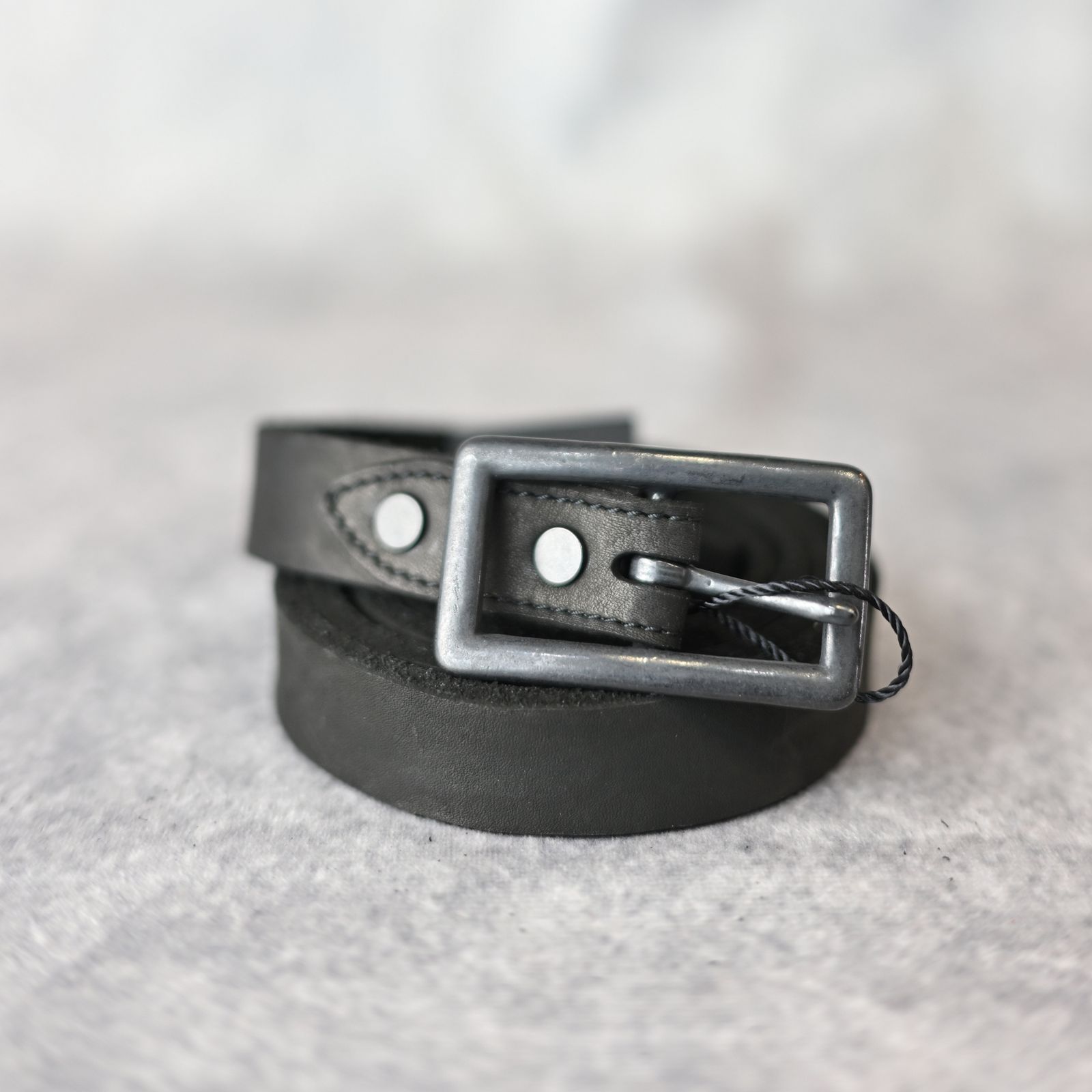 ダブルショルダー製品染め 25㎜ベルト （BLACK / ブラック） 318-36