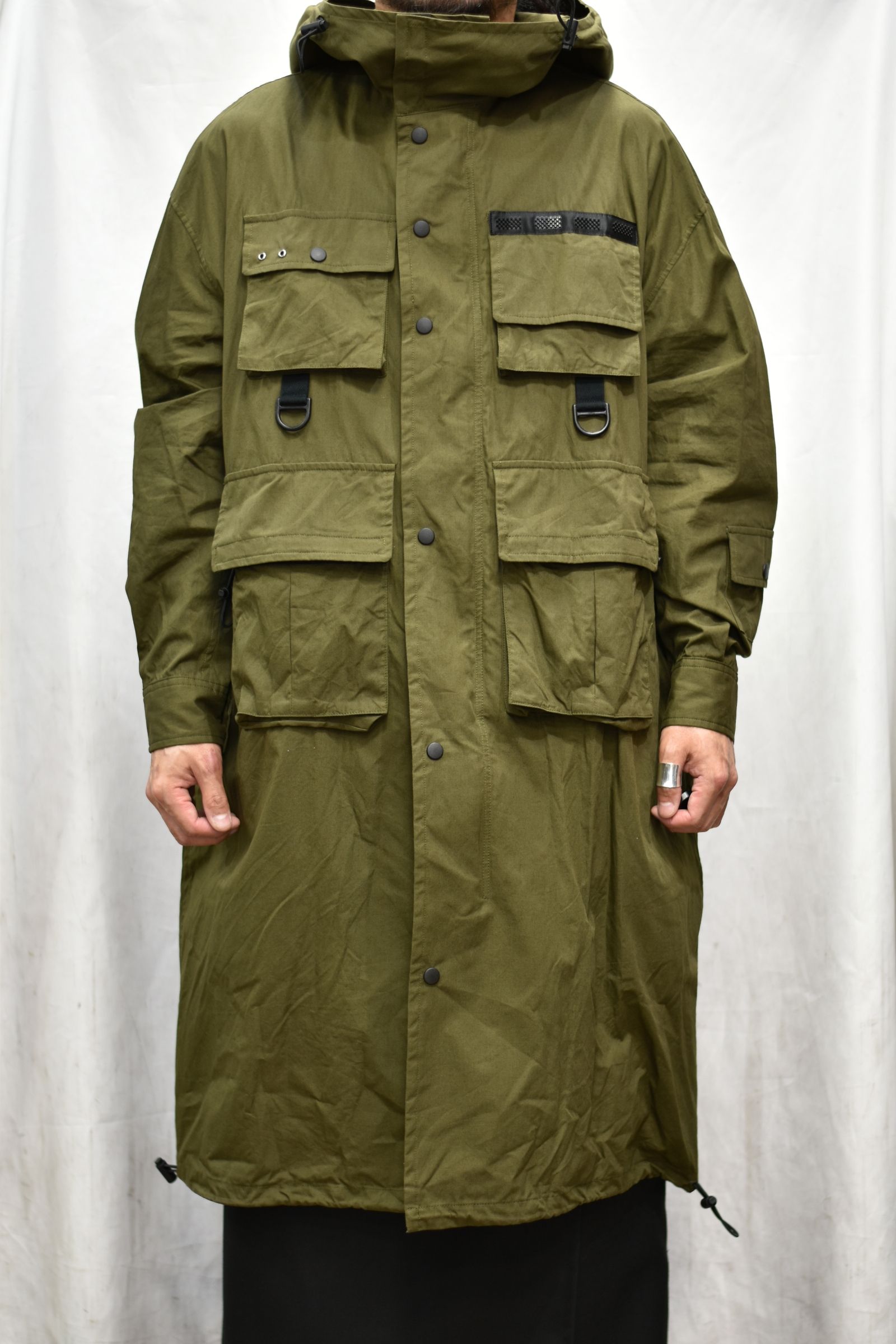 40/2 Cotton Broad Pocket Hood Coat