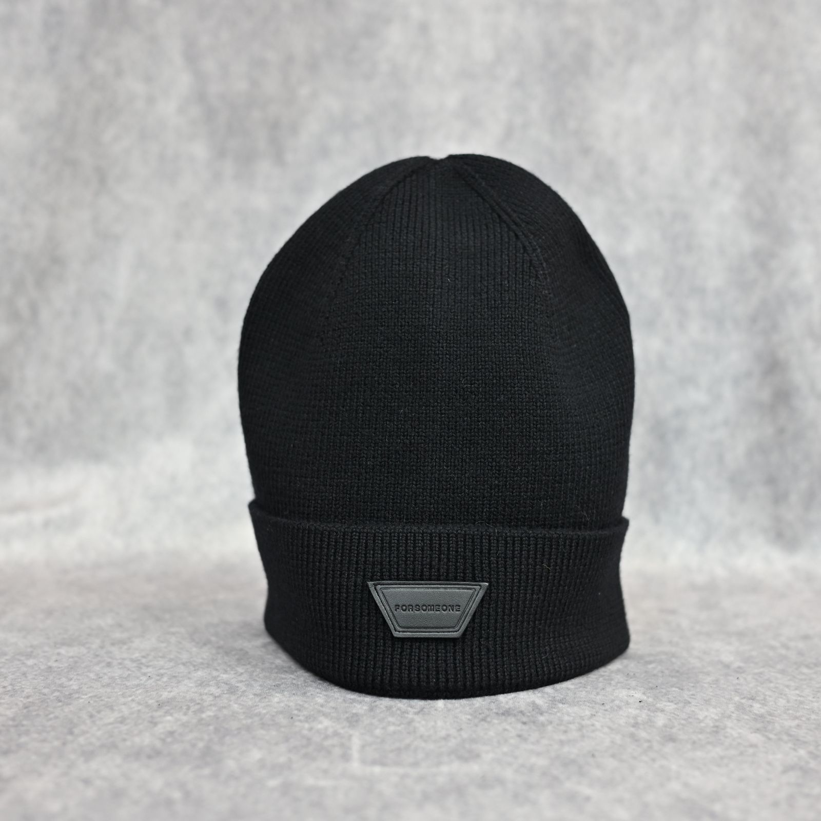WOOL KNIT BEANIE (BLACK） /  （ブラック） 78001134