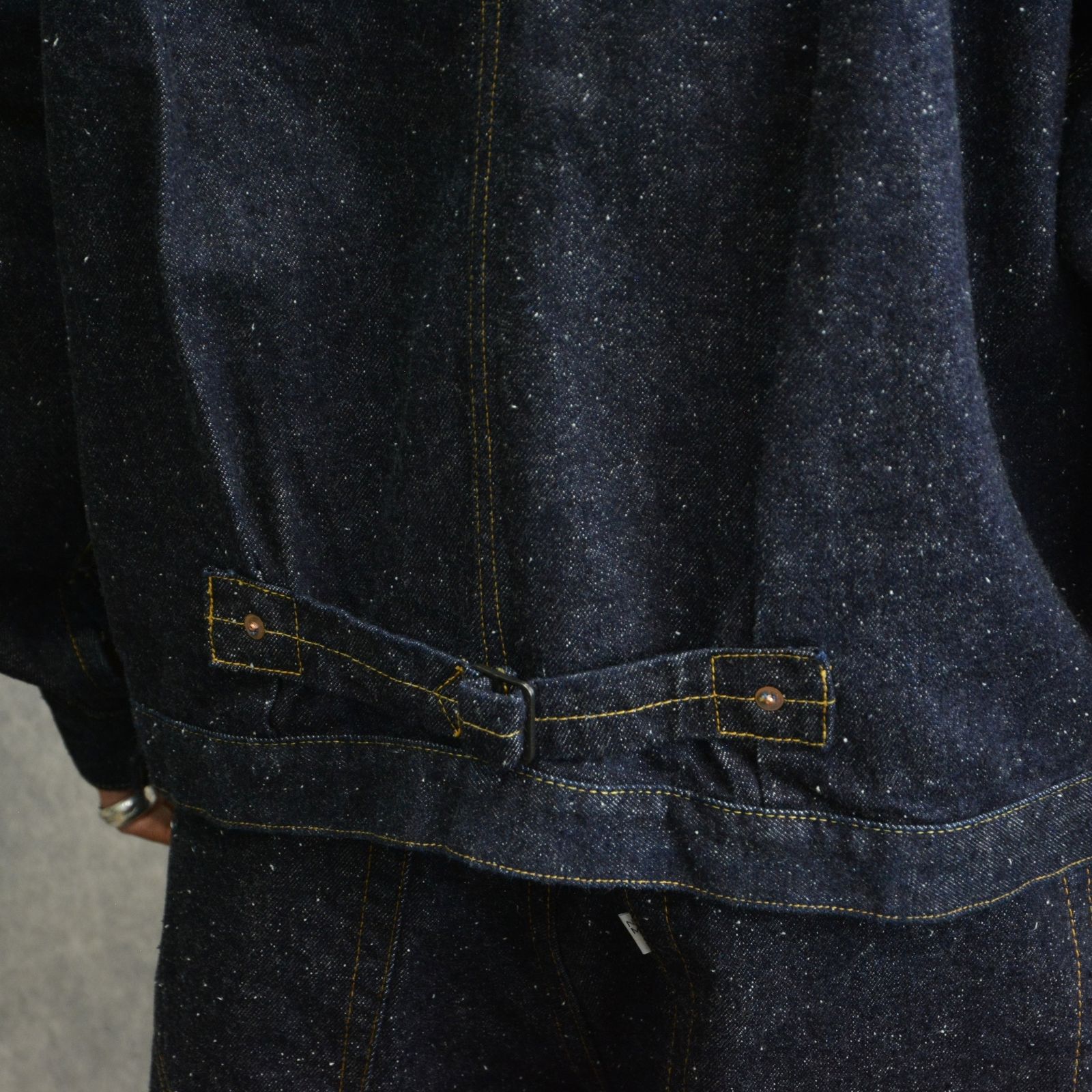 #023 LV T-BACK DENIM JACKET BLEACH ONE-WASHED （INDIGO） / デニムジャケット Gジャン ワンウォッシュ （インディゴ）