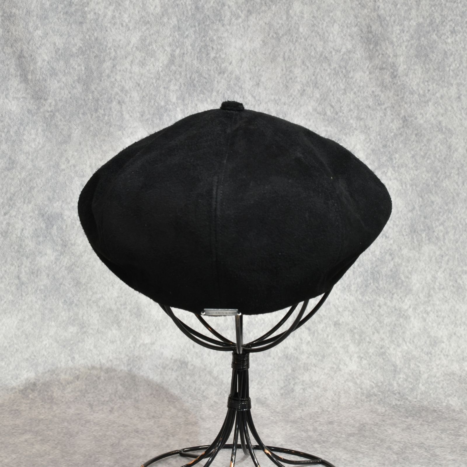 × The Letters Horsehide Suede Casquette "LETTERBOY" (BLACK)｜× レターズ ホースハイド スエード キャスケット｜Z01005