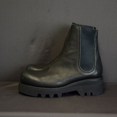 予約商品 ［Portaille × chord］ side gore boots （black） / サイドゴアブーツ （ブラック） ｜納期:3ヶ月程度 | 必ず商品説明をご覧ください。