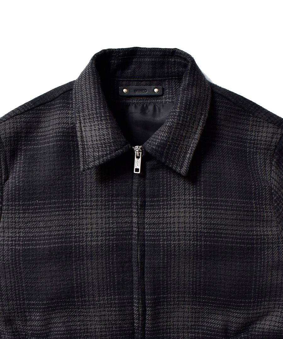 MINEDENIM - Grandrelle V.Check Flannel Zipup BZ | chord online store