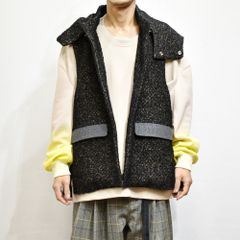 フードベスト / LB22AW-VE01-LYS (BLACK and TAN)