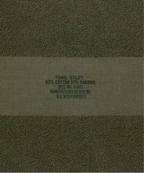 TEST PRODUCT EXCHANGE SERVISE × HIPPOPOTAMUS FACE TOWEL （D.KHAKI） / フェイスタオル (ダーク カーキ) TPES-AC04