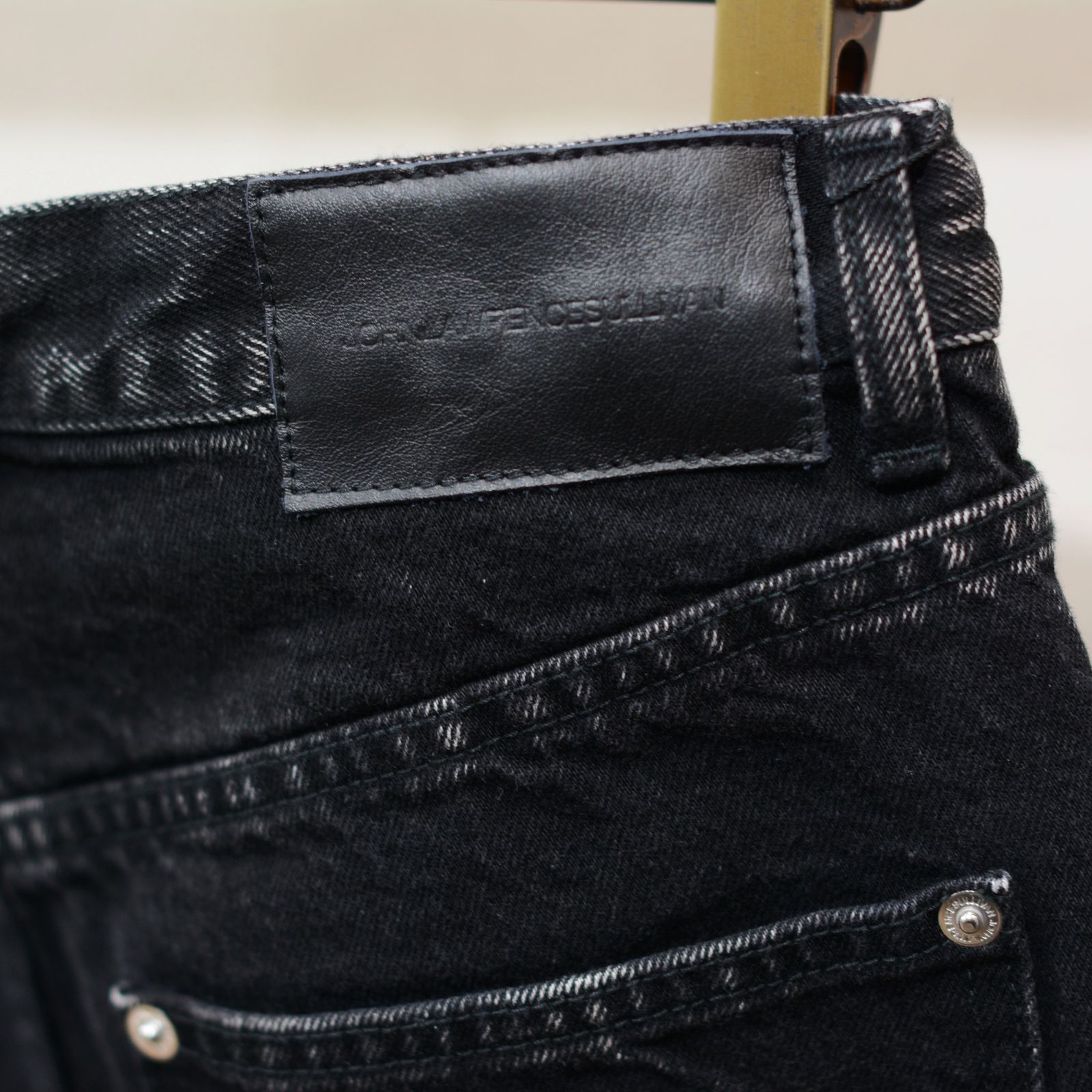 JOHNLAWRENCESULLIVAN - Washed denim detachable pants” | chord