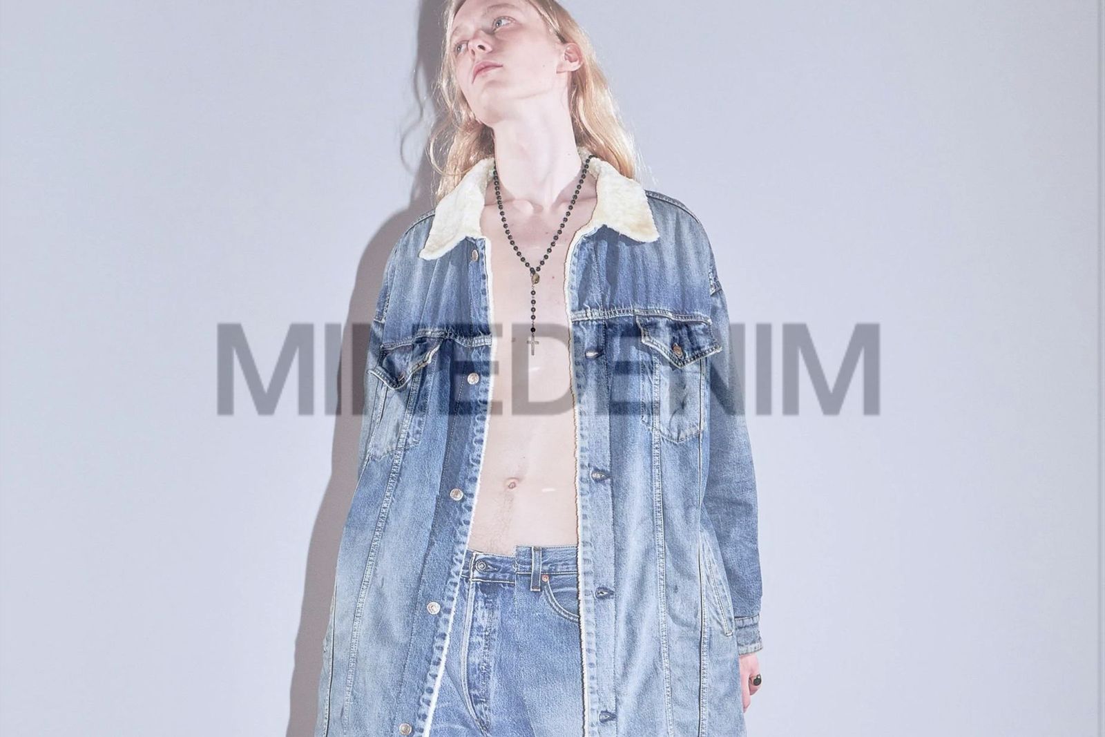 MINEDENIM Boa Lining Long Trucker CT - ジャケット/アウター