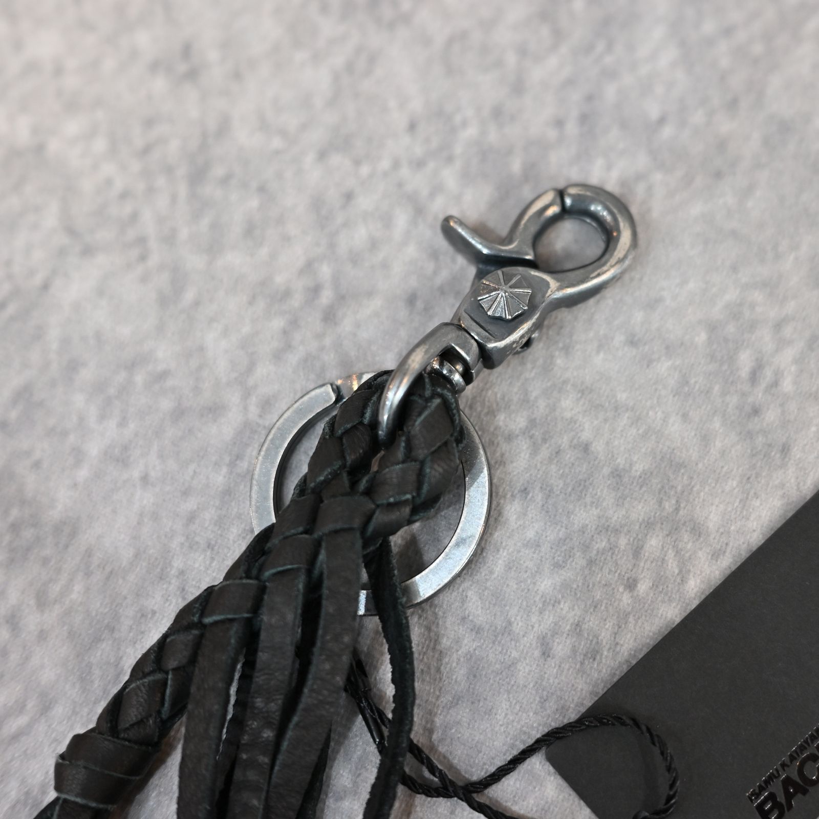 ディアスキン メッシュ キーホルダー （BLACK） 367-01