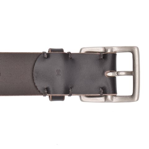 Leather Officer Belt （DBR） / レザー ベルト （ダークブラウン） / LBT-017