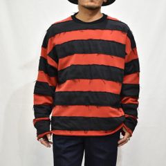 Bold Denim Border Crew neck Pullover