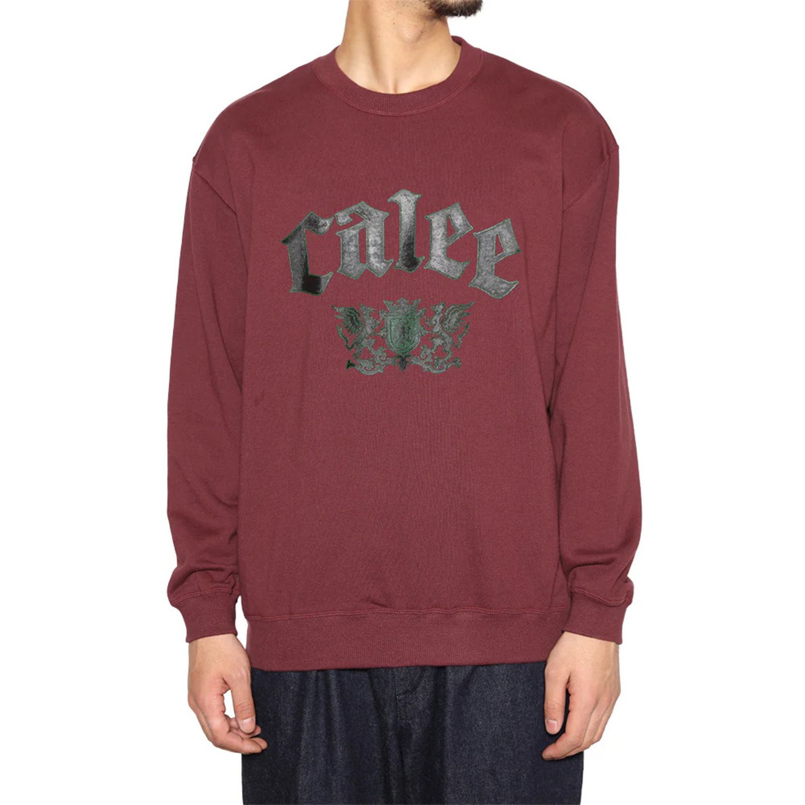 EMBLEM LOGO CREW NECK SW (BURGUNDY)|クルーネック スウェット トレーナー|CL-25AW014