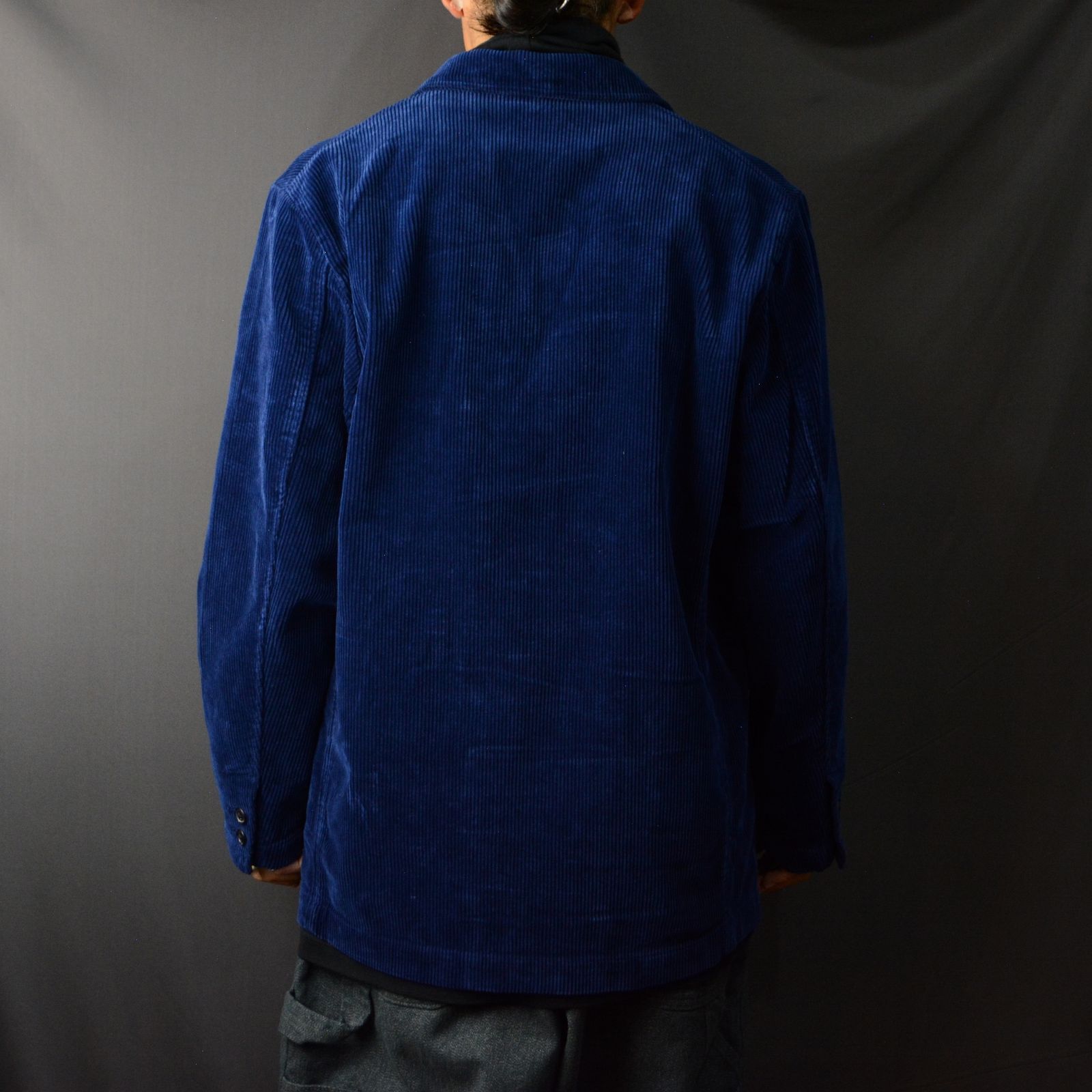 Porter Classic - CORDUROY DOUBLE TAILORED JACKET (BLUE ...