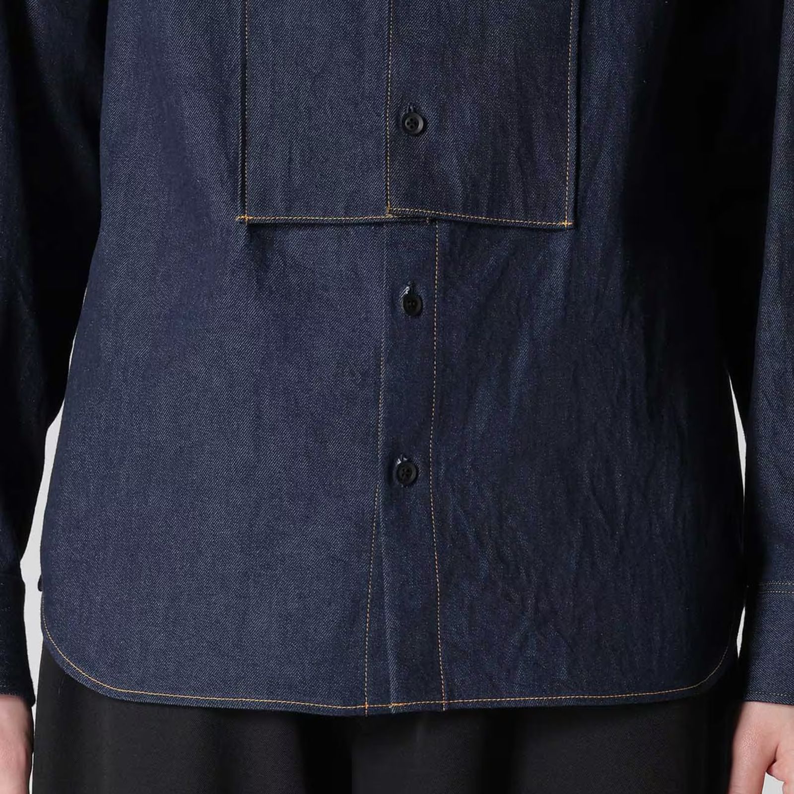 8OZ DENIM DOUBLE FRON SHIRT （INDIGO） / デニムシャツ （インディゴ） / HO-B44-023-1-03