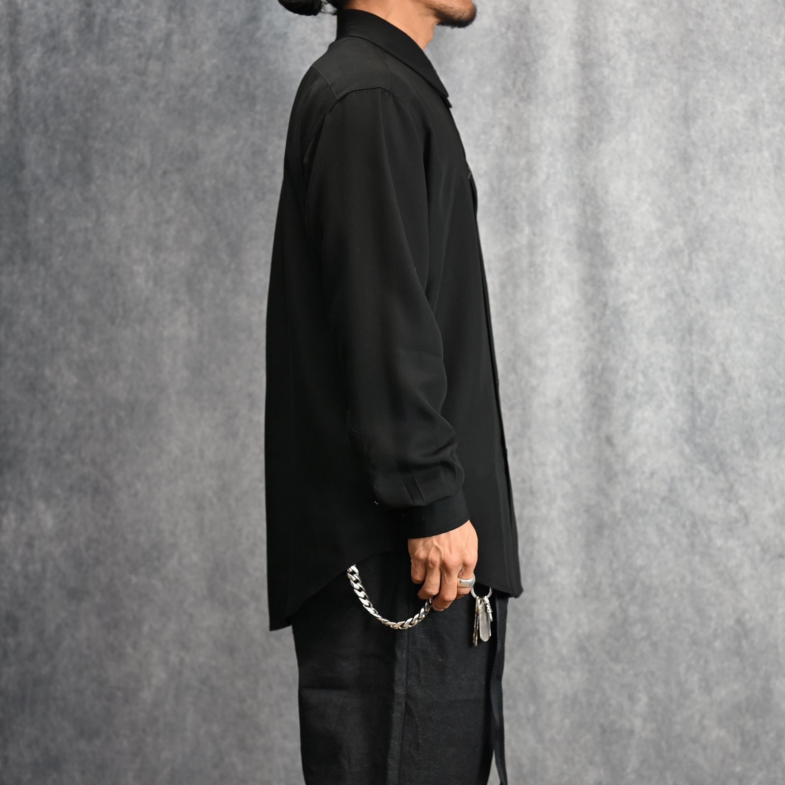 SUIT CELLULOSE POPLIN CDH BASIC SHIRT （BLACK） / ベーシック シャツ （ブラック） HP-B83-250-2-03