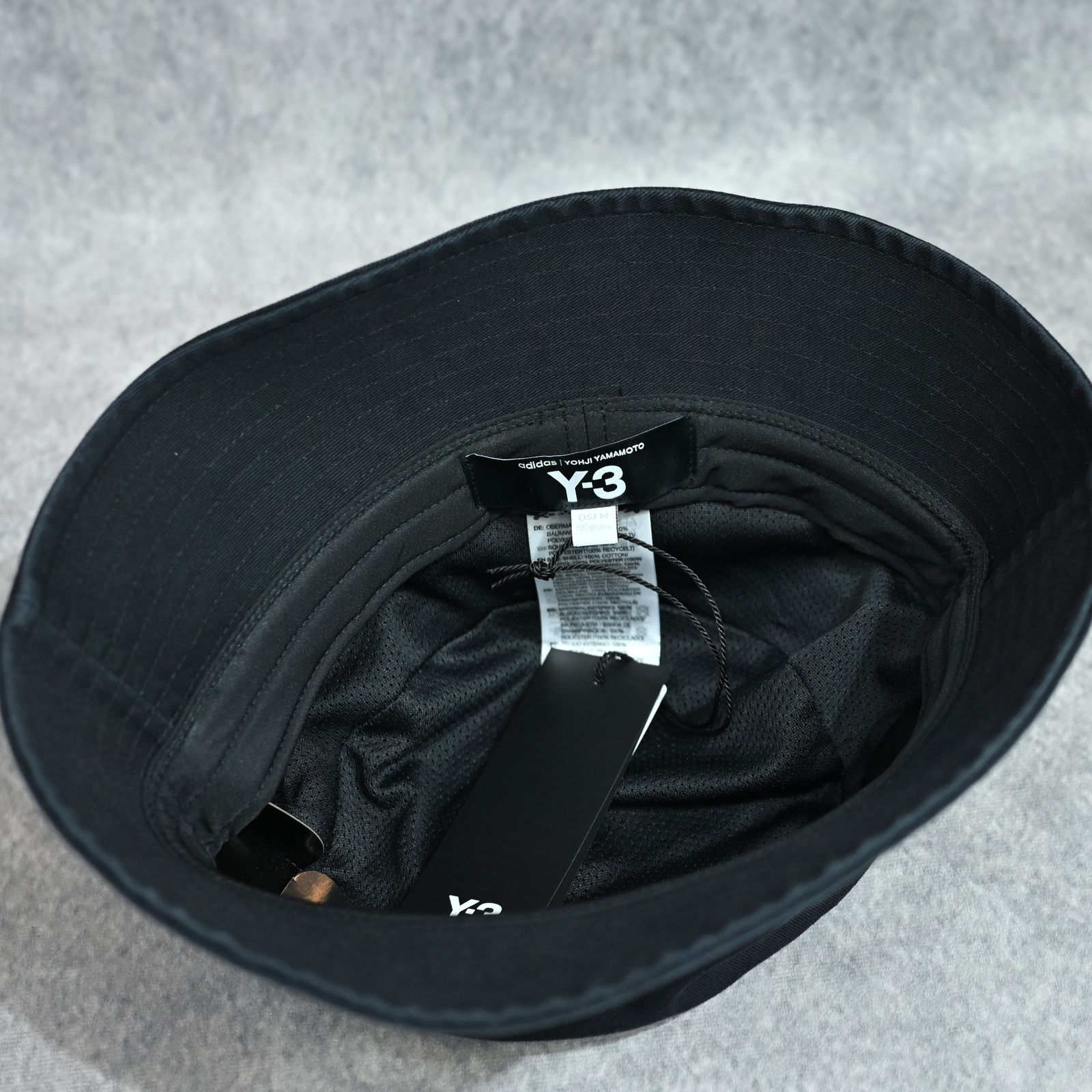 Y-3 BUCKET HAT （BLACK） / バケットハット （ブラック）｜IX7000