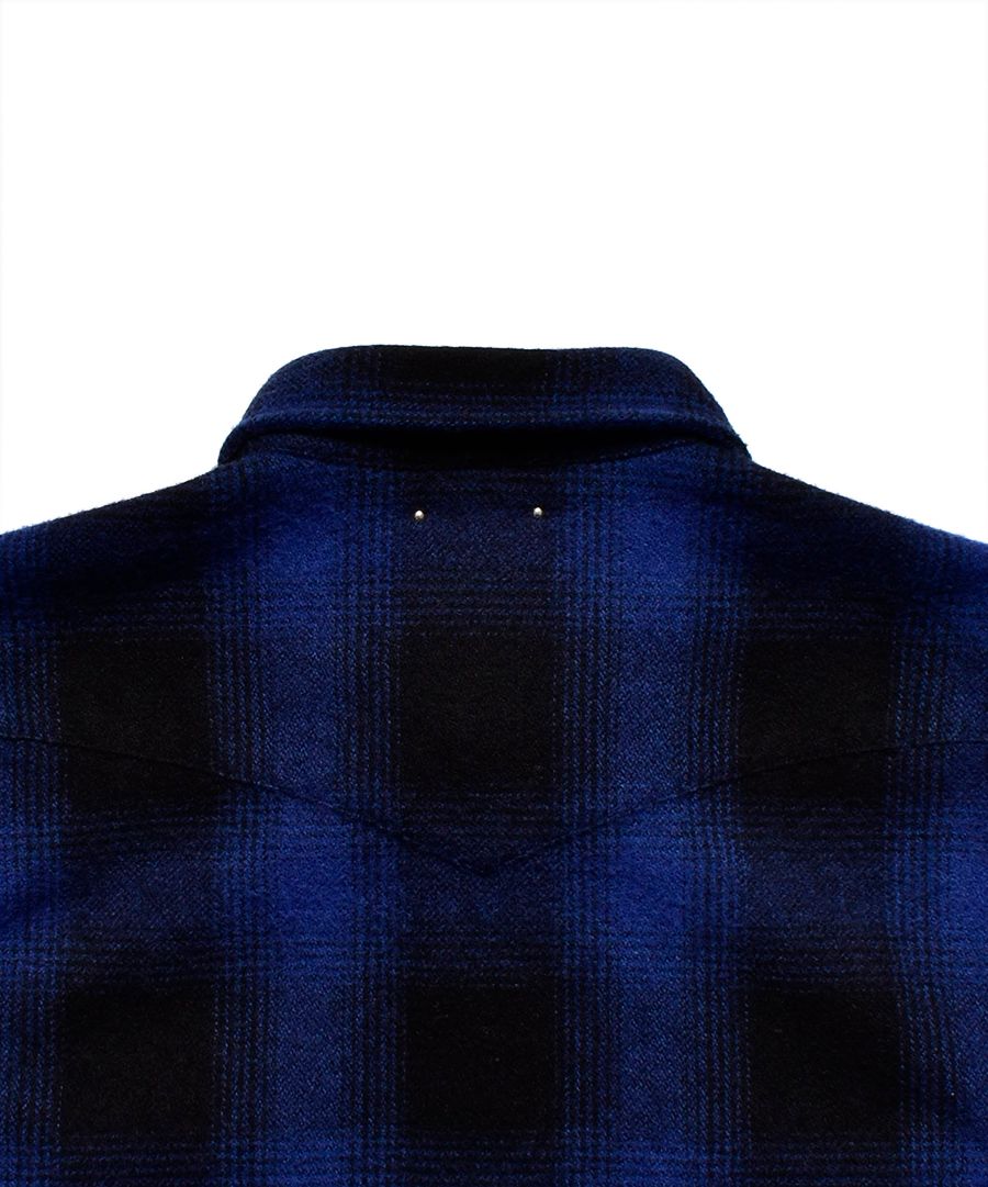MINEDENIM - Ombre Check Flannel RF Western SH （BPT） / チェック