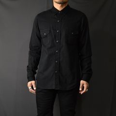 [STANDARD] 501 Western SH OWS （BLACK） / ウエスタン デニムシャツ （ブラック）