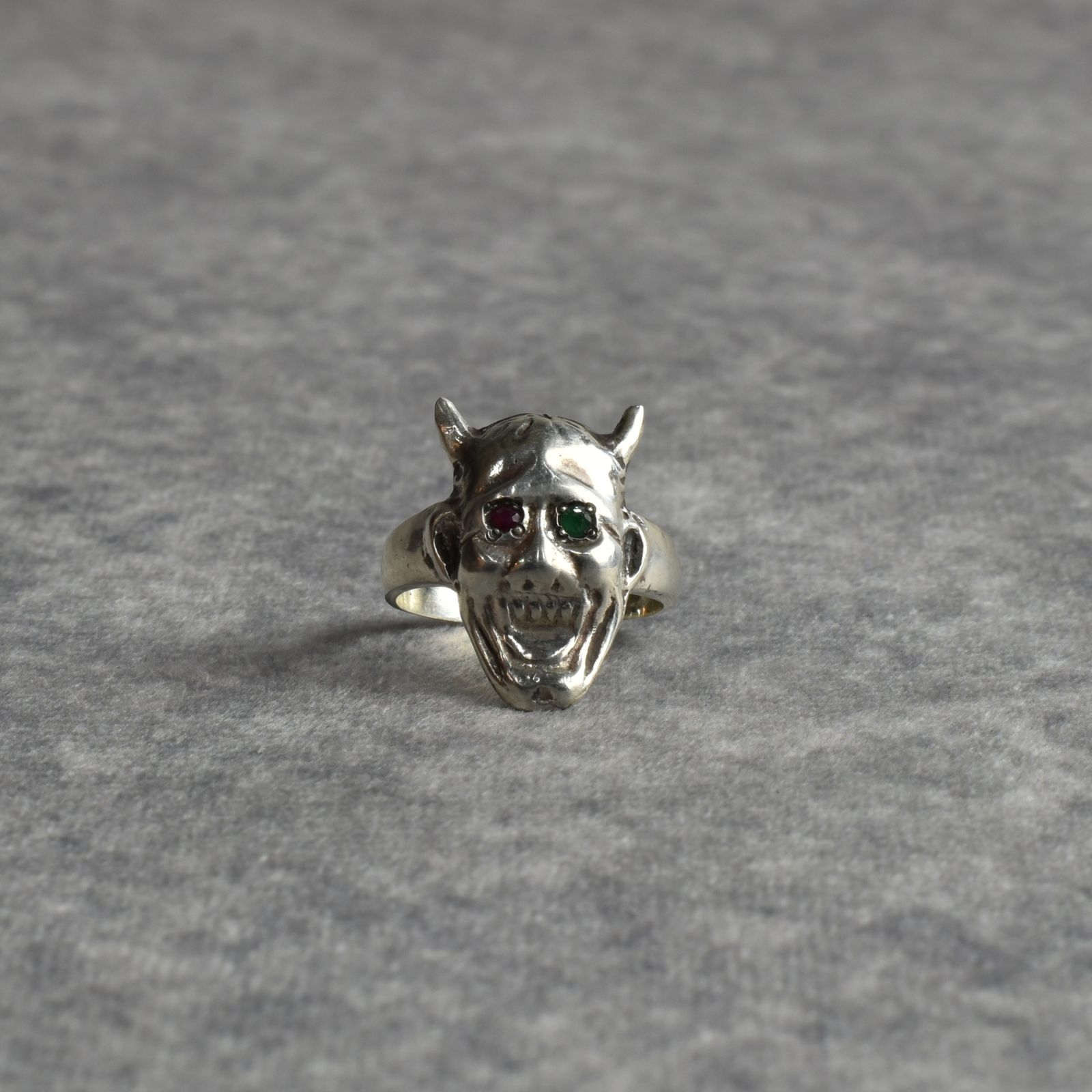 Silver925 Pinky Ring "DEVILWIFE" (SILVER) / ピンキーリング