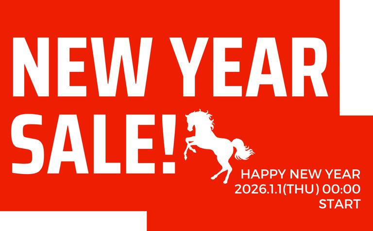NEW YEAR SALE 2026 ♪ 開催！
