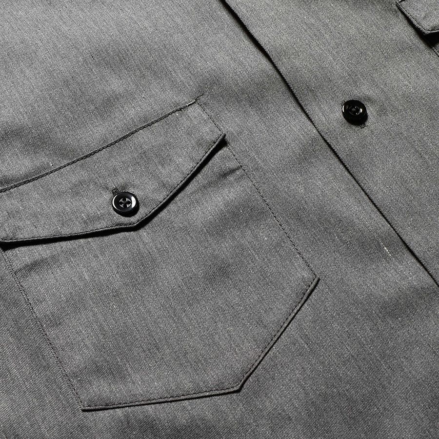 T/C Twill Work SH （GRY） / ポリエステル/コットン ツイル ワークシャツ
