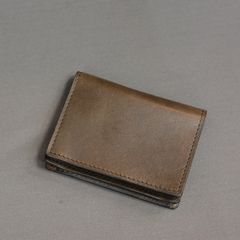 イタリアンダブルショルダー カードケース (KHAKI)