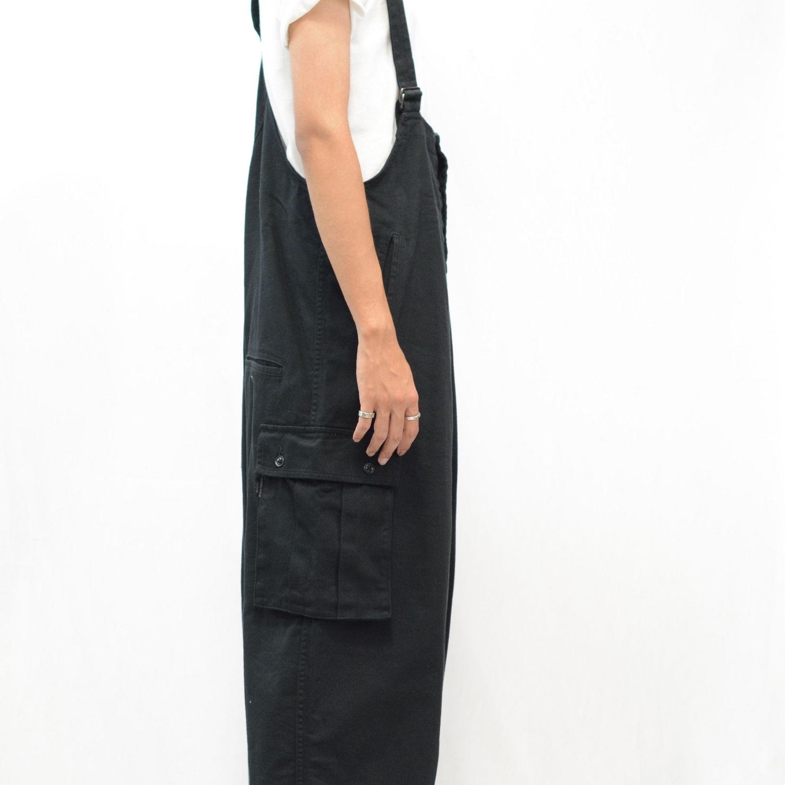 yohji yamamoto - M-WORK OVERALL (BLACK) オーバーオール | chord