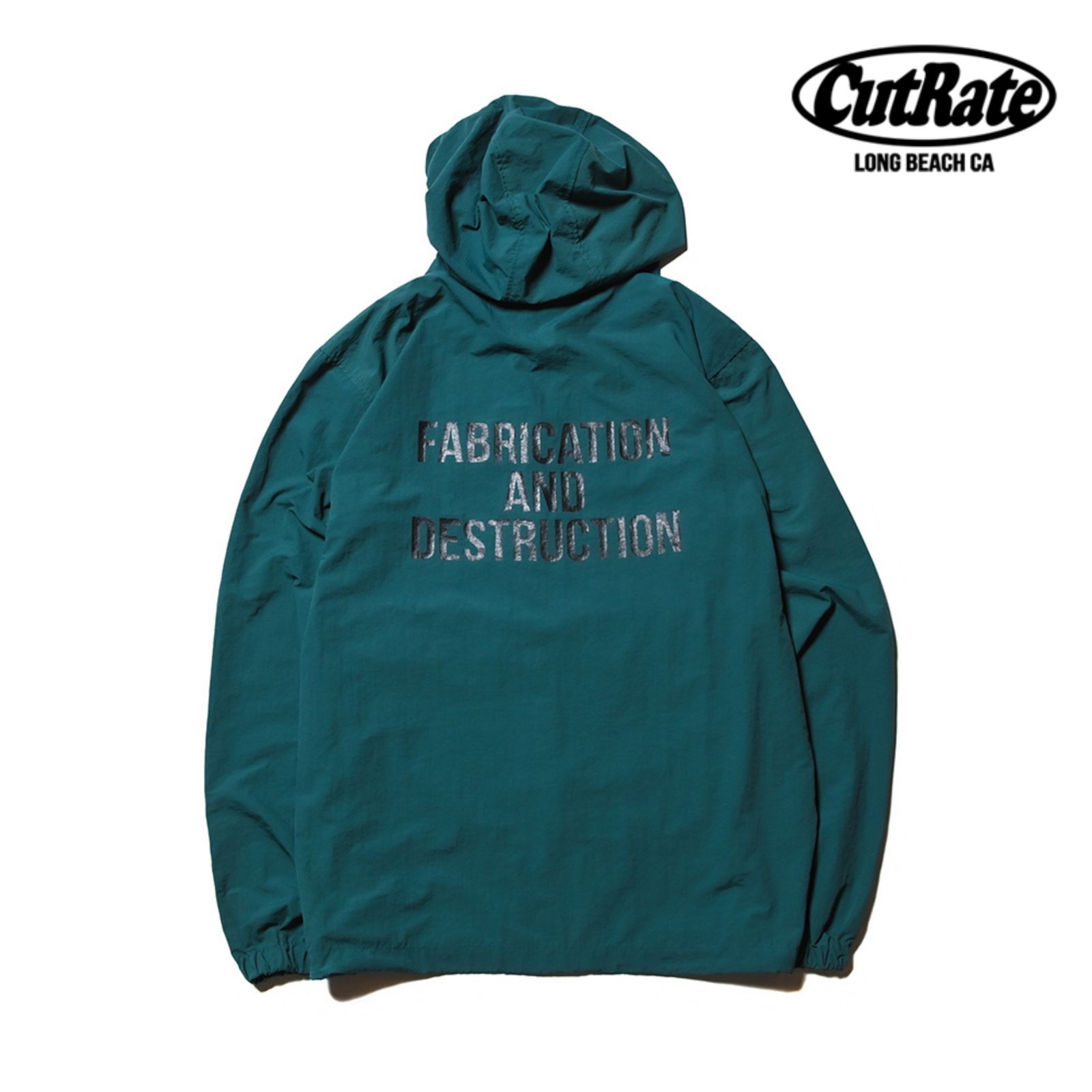 CUTRATE - CUTRATE LOGO EMBROIDERY UTILITY HOODIE (BLACK) / ロゴ