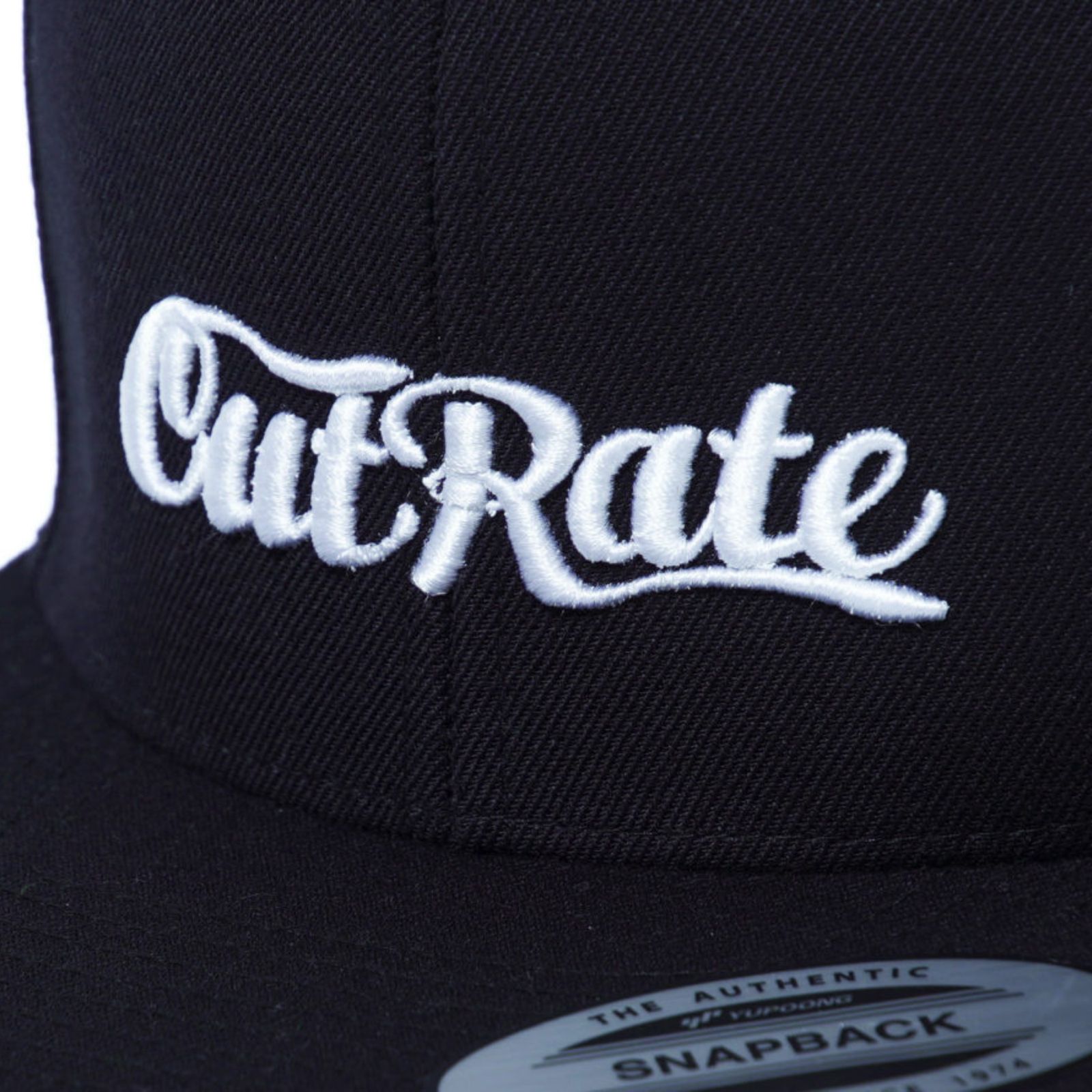 CUTRATE LOGO EMBROIDERY B.B CAP (BLACK)｜ロゴ刺繍 ベースボールキャップ｜CR-26SS004