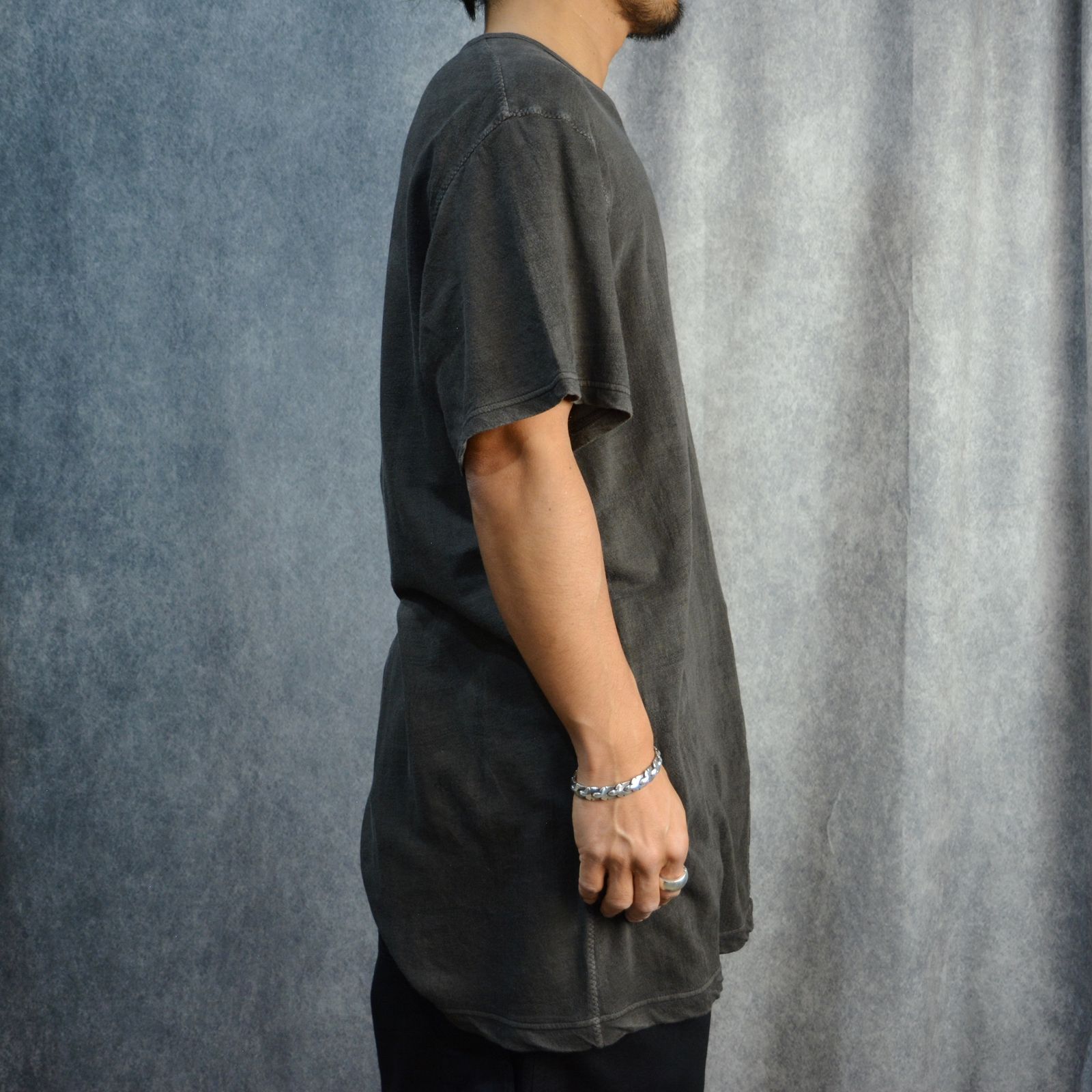 千鳥 ST 半袖 墨染め Tシャツ （BLACK / ブラック）