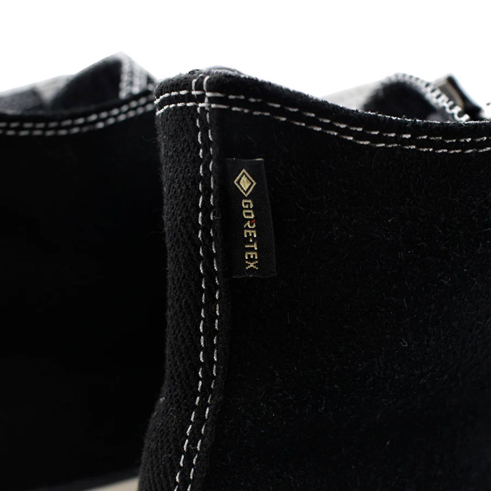 MINEDENIM × nonnative DWELLER TRAINER HI COW LEATHER WITH GORE-TEX by SPINGLE （BLACK × WHITE） / NNT-SN01