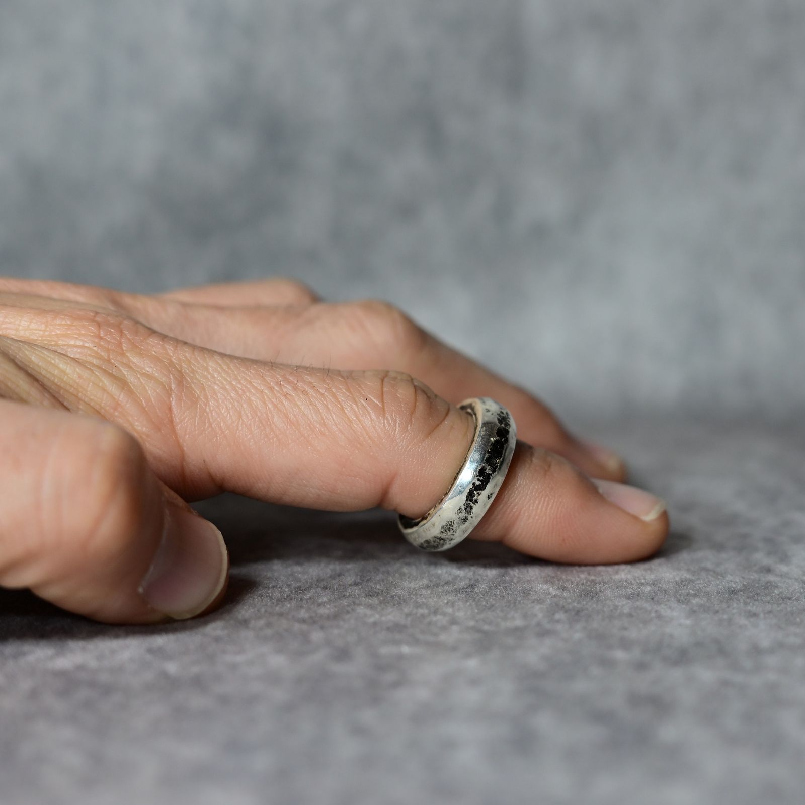 ROUND RING NARROW (15号)｜ SILVERS 純銀