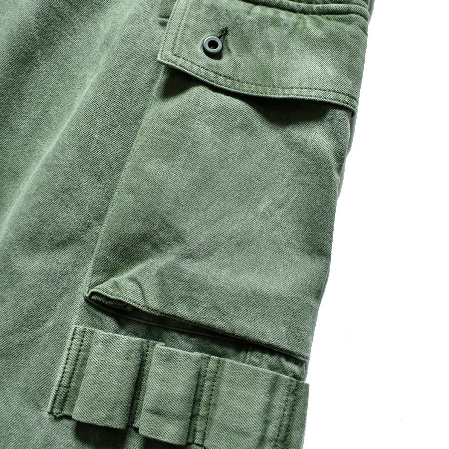 Denim Wide Cargo PS （KHA） /  デニム ワイド カーゴパンツ （カーキ）